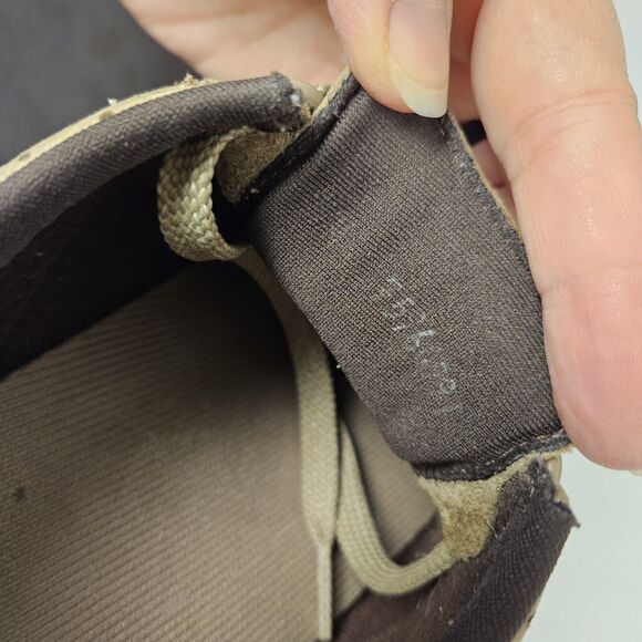 SAS Walk Easy Lace Up Women Walking Shoe SZ 9.5 Sage Suede Leather Arch Support - Picture 14 of 15